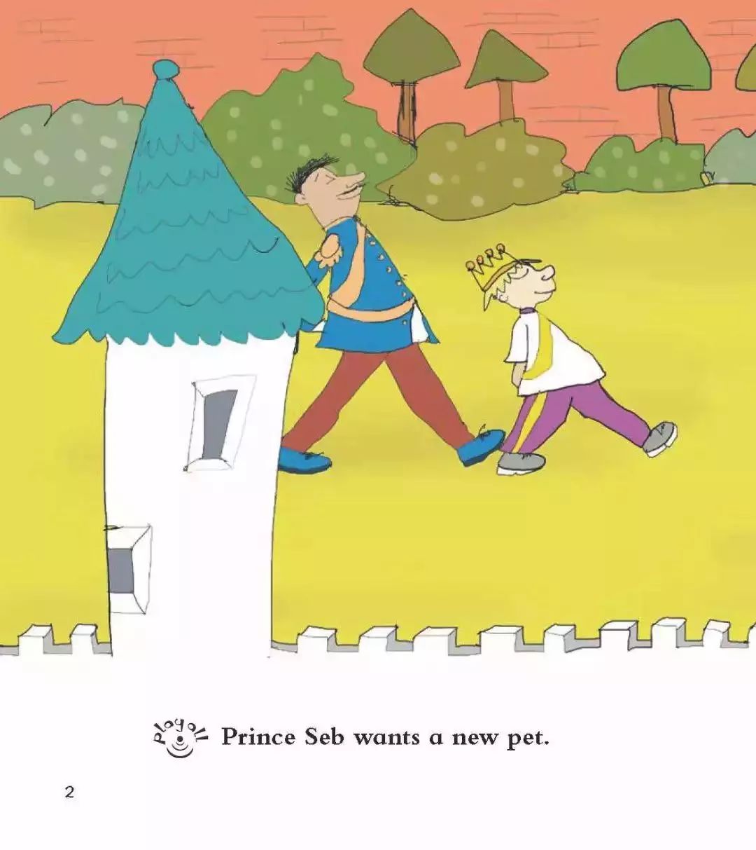 分享故事:绘本阅读 | 《Prince Seb’s Pet 王子的宠物》插图(2)